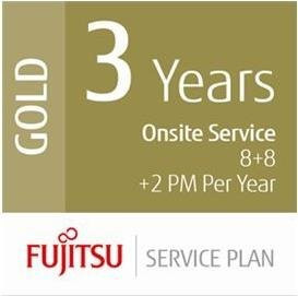 Ricoh Gold Service Plan für Fujitsu Low-Volume Production Scanner – 3 Jahre Vor-Ort-Service mit 8x5 Reaktionszeit und Ersatzteilabdeckung - Bild 1