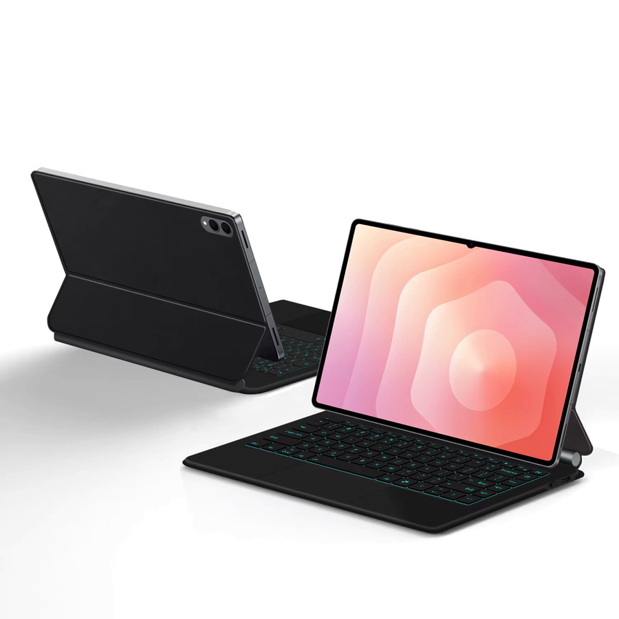 Magnetische Tastatur mit Trackpad für Samsung Galaxy Tab S11 Ultra 14,6 Zoll und Tab S11 11 Zoll 2025 Schutzhülle in Schwarz oder Weiß - Bild 5
