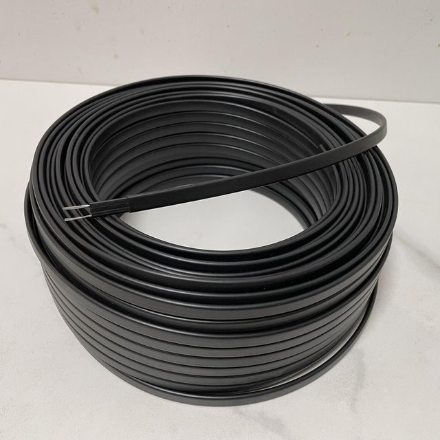 ByHeat Selbstregelndes Rohrheizkabel 25W/m für Schneeschmelze und Frostschutz, 100 m, Schwarz - Bild 1