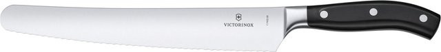 Victorinox Grand Maitre Brot- und Konditormesser mit Wellenschliff in Silber/Schwarz, Klingenlänge: 26 cm - Bild 1