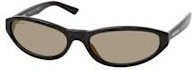Balenciaga BB 0007S Sonnenbrille, Vollrand, oval, Kunststoff, Unisex, black grey - Bild 1