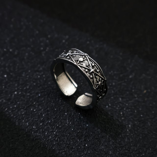 LENNIK Ring, versilberter Kupfer, Unisex - Bild 1