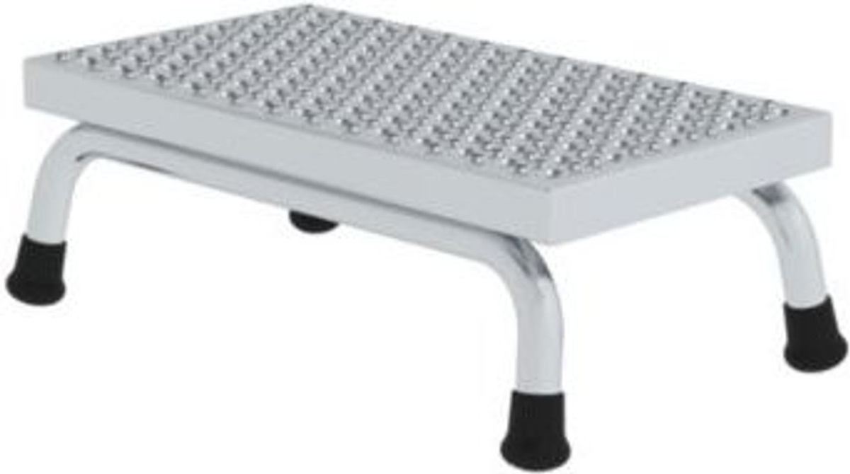 MUNK Günzburger Steigtechnik Arbeitspodest aus Aluminium mit 1 Stufe, Farbe Silber, Trittfläche B: 55,0 cm, T: 30,0 cm, max. Arbeitshöhe: 2,2 m, max. Traglast: 150 kg - Bild 2