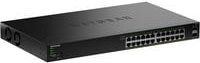 Netgear GS324TPv2 Smart Managed Essentials Switch mit PoE-Funktion und SFP, Schwarz - Bild 1