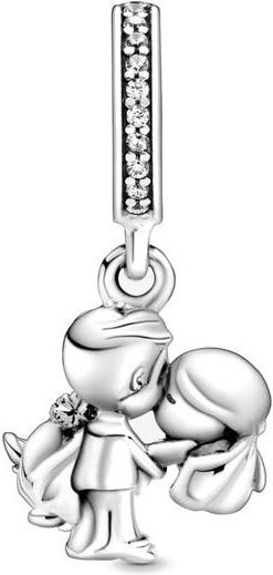 Anhänger 925 Silber, Perle, Zirkonia, Damen - Bild 1