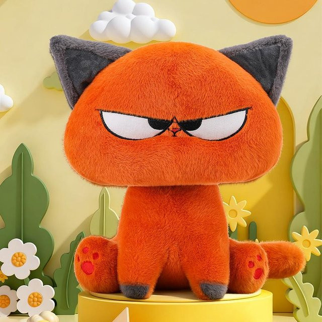 Yiran toy Kätzchen Plüschtier, Stofftier, Orange - Bild 1