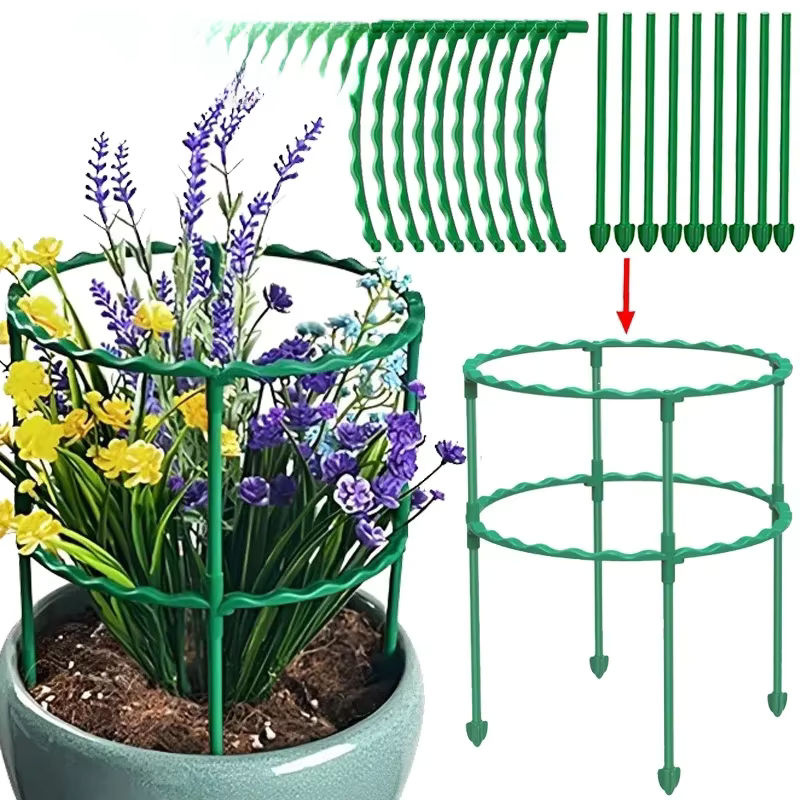 Wiederverwendbare Kletterhalterung für Blumen und Pflanzen als Pflanzenschutz für Indoor und Garten - Bild 6