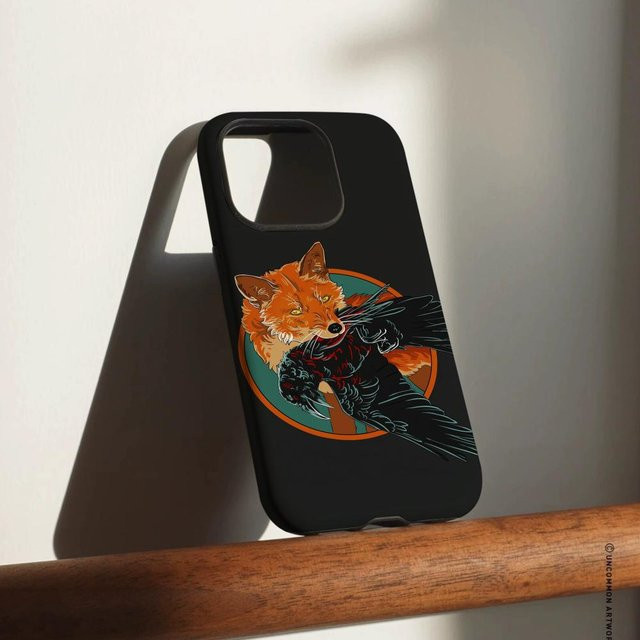 F-Foxhole Court AFTG22 Handyhülle für iPhone 17 16 15 14 13 12 Pro Max Plus glänzende HD-Doppelschicht-Flüssighartschale in Schwarz und Weiß - Bild 1
