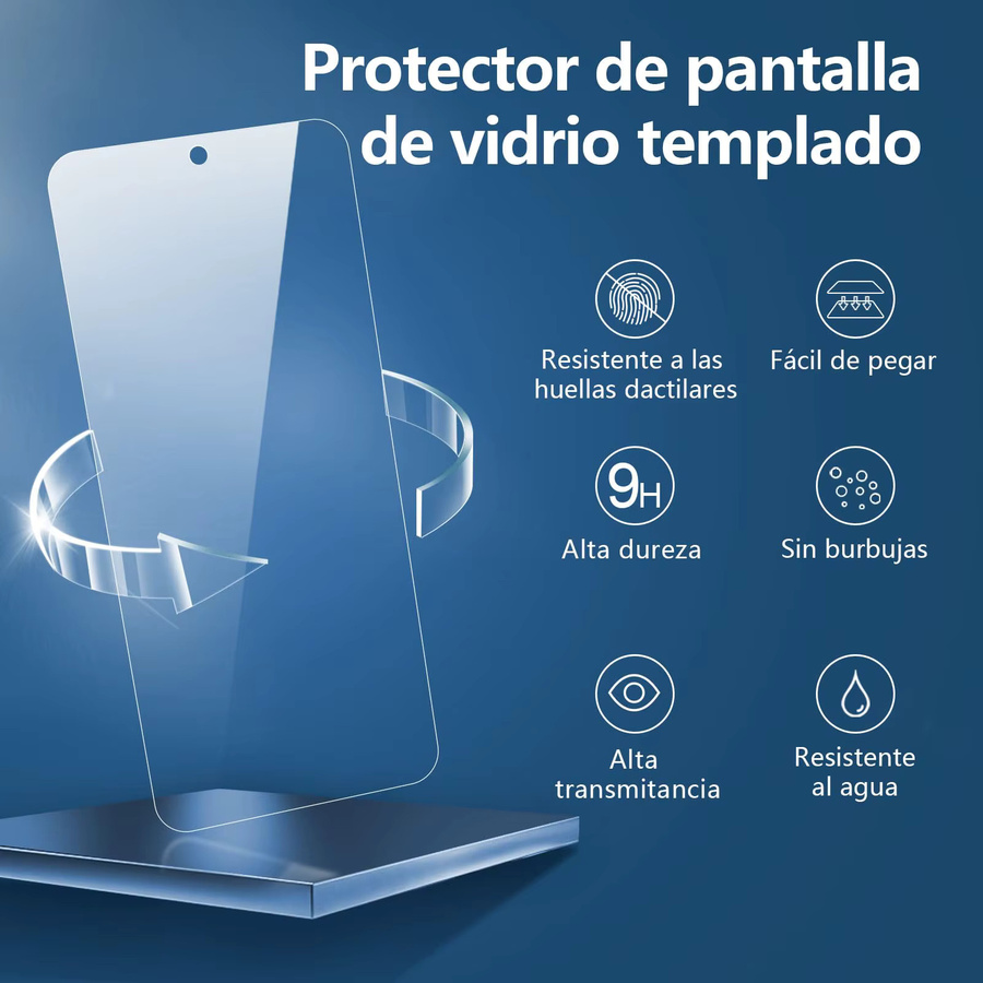 NOAHARK Displayschutzfolie aus gehärtetem Glas für XIAOMI 12T Pro, 6,67 Zoll, transparent, kratzfest und HD-klar - Bild 3