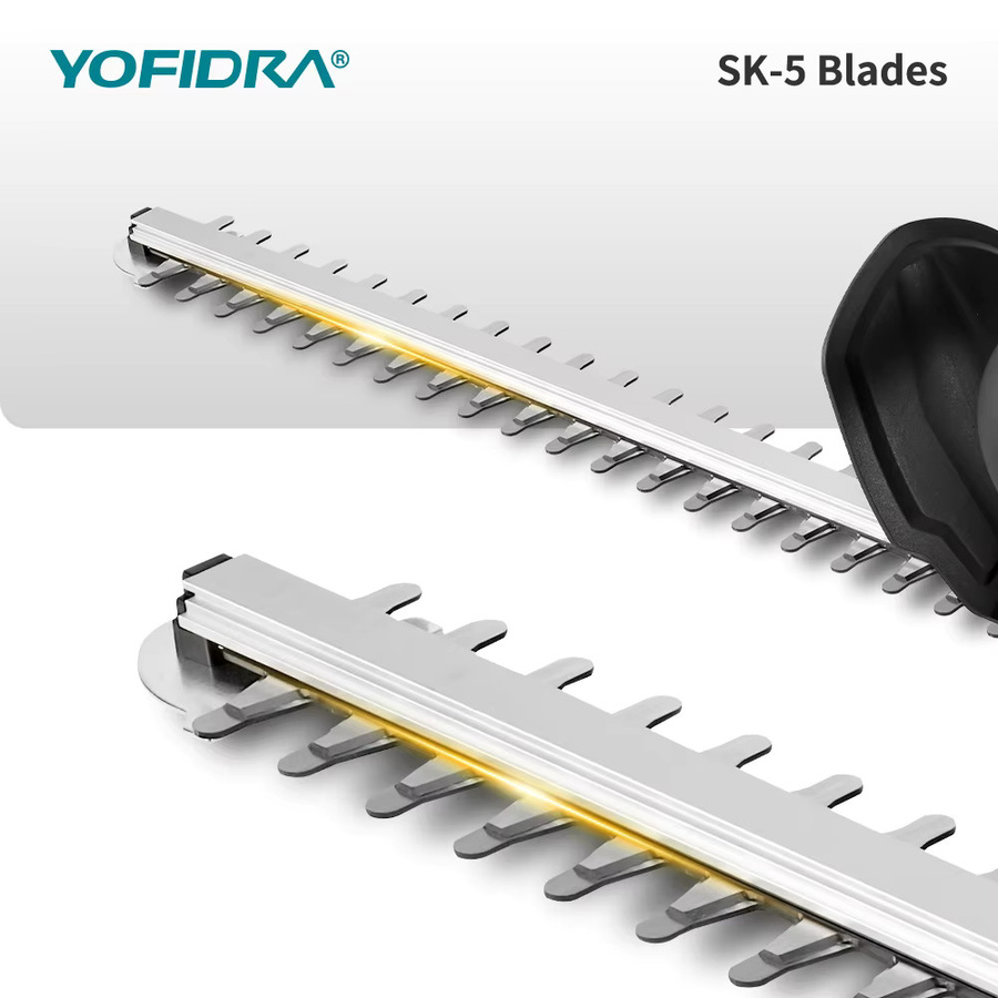 YOFIDRA Kabelloser Elektrischer Heckenschneider 2000W 15000RPM Astsäge und Rasenmäher in Blau für Makita LXT Akku - Bild 3