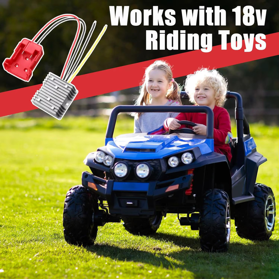 Milwaukee Konverter-Regler 18V auf 12V Buck-Konverter kompatibel mit Milwaukee M18 Akku-Adapter - Bild 6