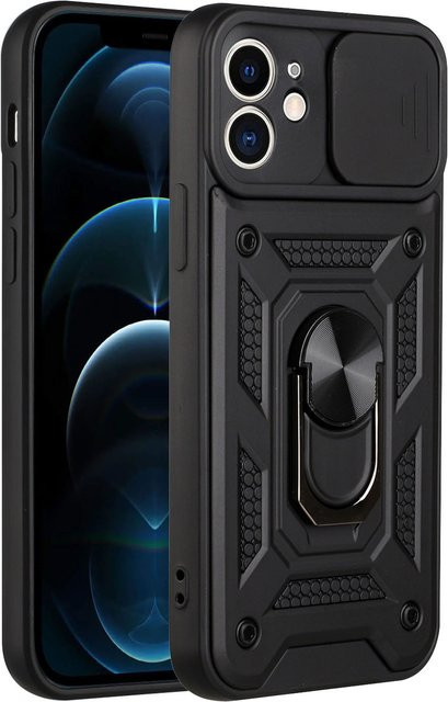 Stoßfeste Schutzhülle für Apple iPhone 12 Mini mit Kameraschutz in Schwarz oder Blau - Bild 1