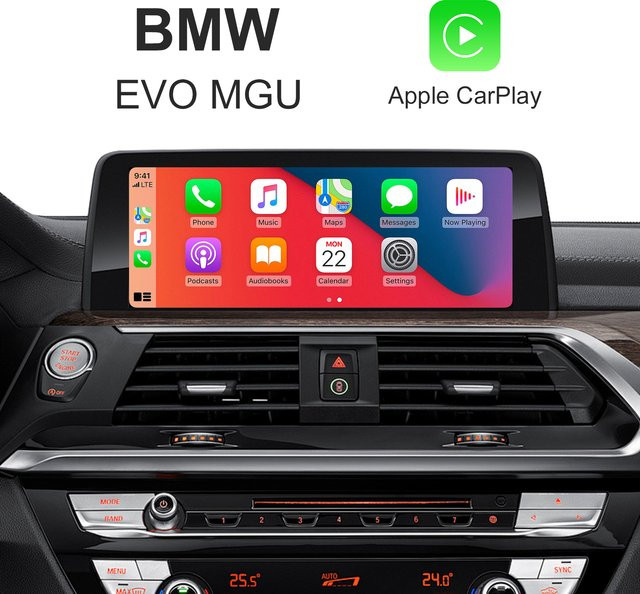 LEXXSON Wireless CarPlay und Android Auto Retrofit Kit Decoder Box für BMW EVO MGU ID5 ID6 ID7 Systeme mit Wi-Fi - Bild 1