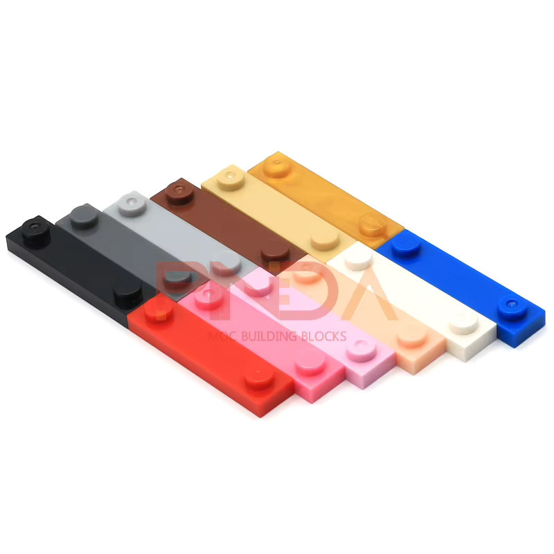 jile MOC Bausteine Platte 92593, 20-teiliges Set, Grau, Bunt / Mehrfarbig - Bild 1