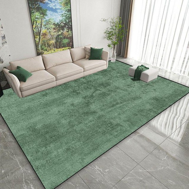 Moderner Teppich Karpetti in Grün für Wohnzimmer, Schlafzimmer und Flur, B/T: 90 x 60 cm - Bild 1