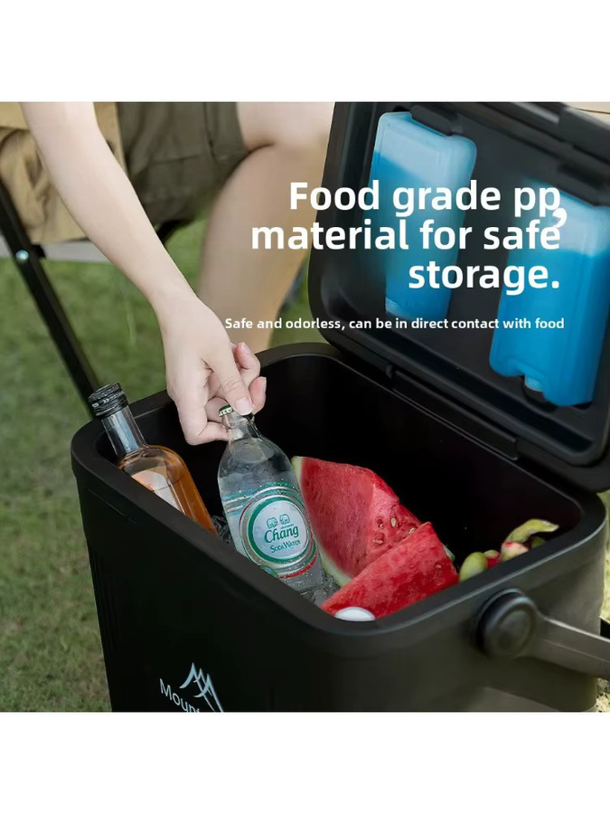 MOUNTAINHIKER Black Knight Isolierte Kühlbox 22L in Schwarz für Outdoor und Camping - Bild 7