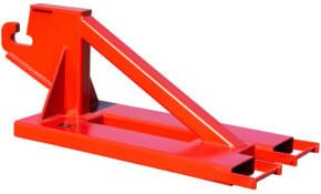 Bauer Südlohn Rangierhilfe RH-AC in Feuerrot, mit Aufnahmehaken, bis 10000 kg, B: 70 cm, H: 72,5 cm, T: 180 cm - Bild 1