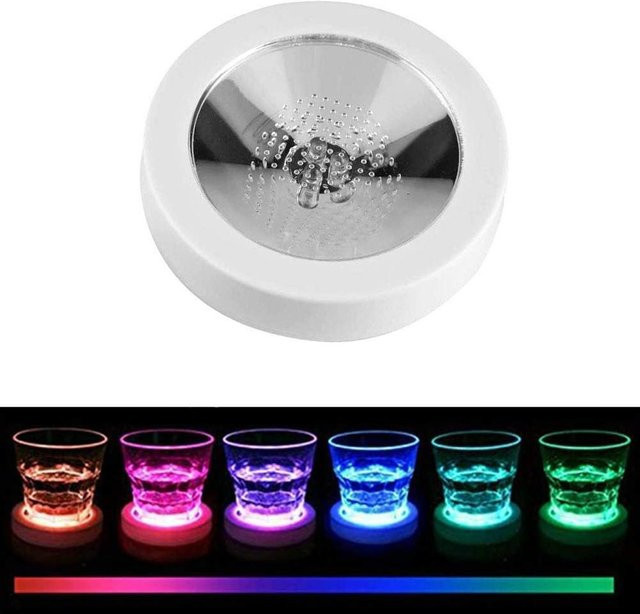 CosyHome LED Getränkeuntersetzer mit Licht für Bar und Party - Bild 1