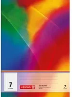 Brunnen Schulheft DIN A4 Lineatur 7 liniert in Multicolor - Bild 1
