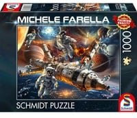 Schmidt Spiele Puzzle Magische Sternenwelten Schwerelos im All von Michele Farella mit 1000 Teilen - Bild 1
