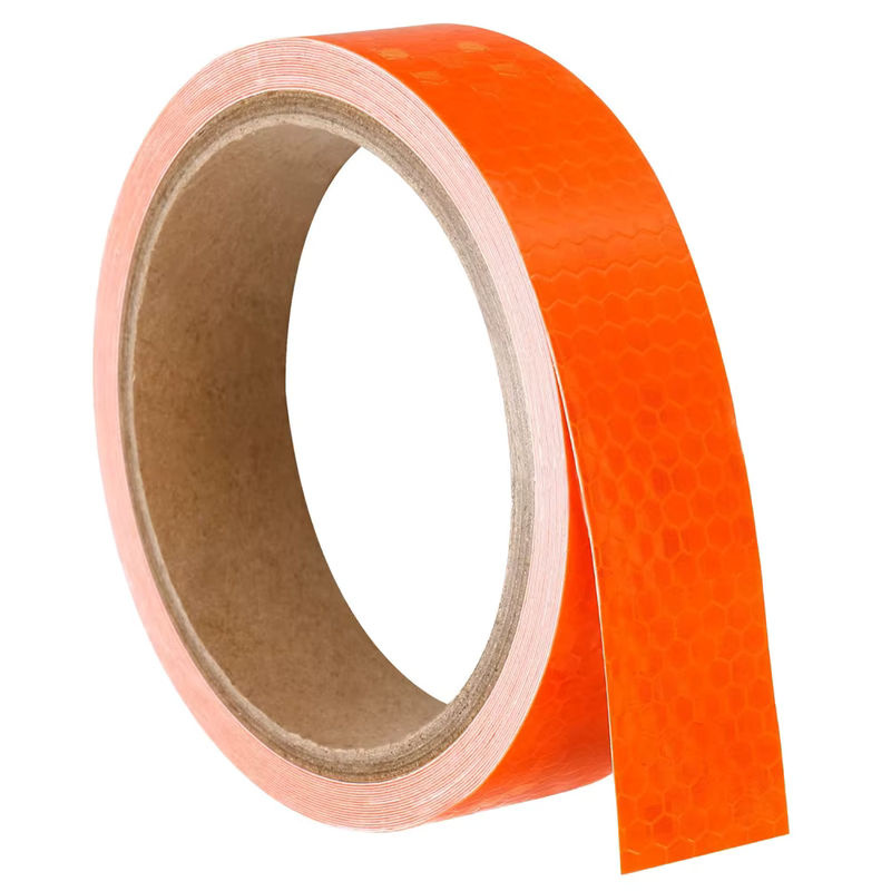 Satop Cinta Reflektierendes Klebeband in Orange, wasserdicht, Breite: 2 cm, Länge: 8 m, zur Markierung für Auto, Fahrrad, Anhänger und Lkw - Bild 2