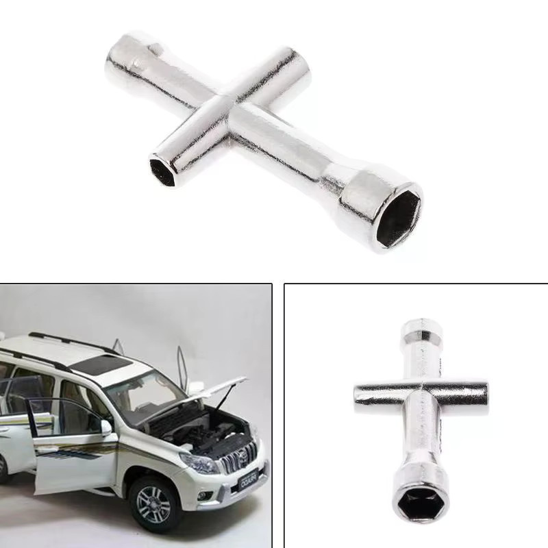 JETTING 4-in-1 3D-Drucker Düsenwerkzeug in Silber für M2 M2.5 M3 M4 Schrauben und Muttern passend für E3D V6 MK8 - Bild 2