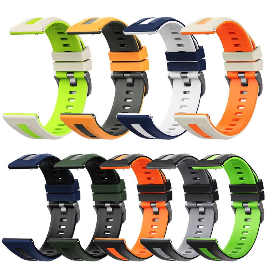 Uhrenarmband Silikon, 22 mm, für Suunto Race 2 S/Run/Ocean/Vertical/5 9 Peak Pro - Bild 5