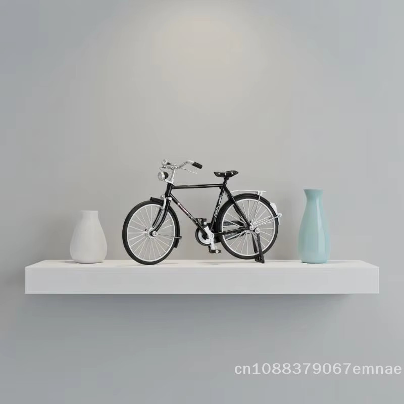 ZYAS Fahrradmodell, Retro-Bausatz, Metall, Schwarz - Bild 4