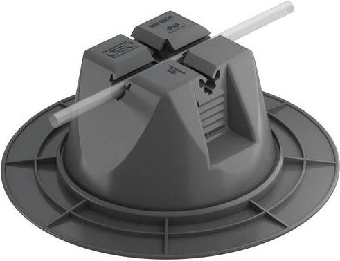 OBO Bettermann 5218716 165 MBG-8-10 200 Montagezubehör aus Kunststoff in Schwarz und Grau, 12 Stück - Bild 1