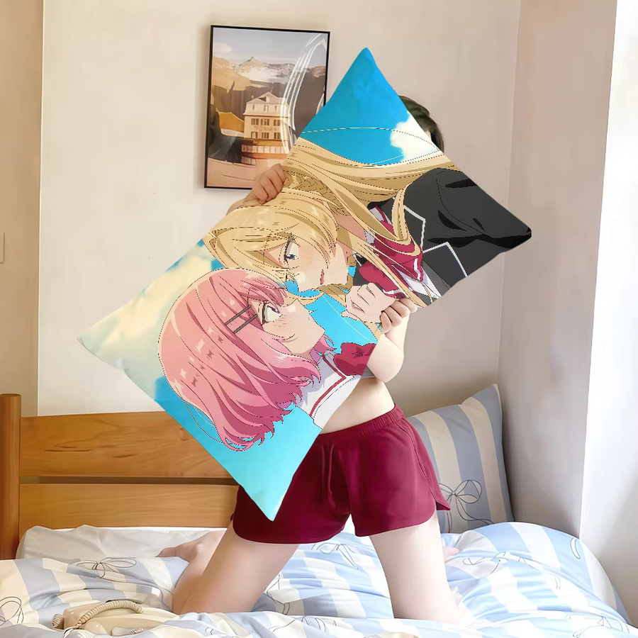 Anime Kissenbezug mit Renako Amaori und Ajisai Sena für dein Sofa oder Wohnzimmer - Bild 2