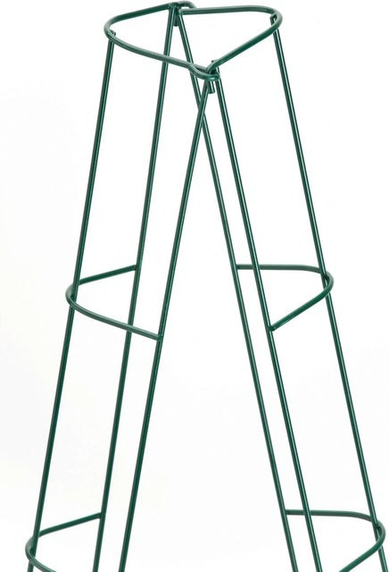 Verzahnbares Rankgitter aus Stahl in Grün für Kletterpflanzen und Klettergemüse, Höhe: 200 cm - Bild 1
