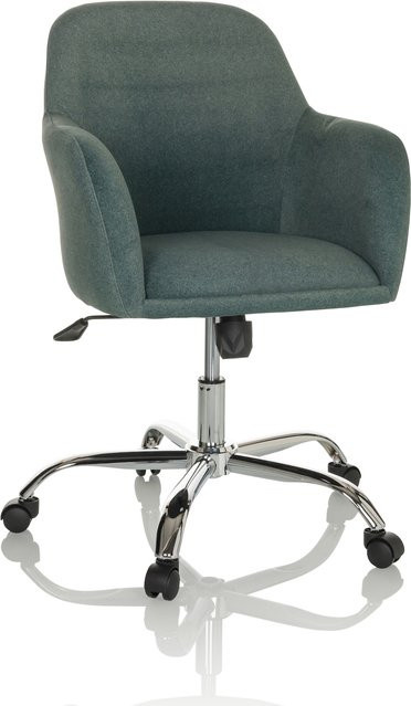 hjh OFFICE Home Office Bürostuhl SOLAO 300 Drehstuhl mit Armlehnen aus Stoff - Bild 1