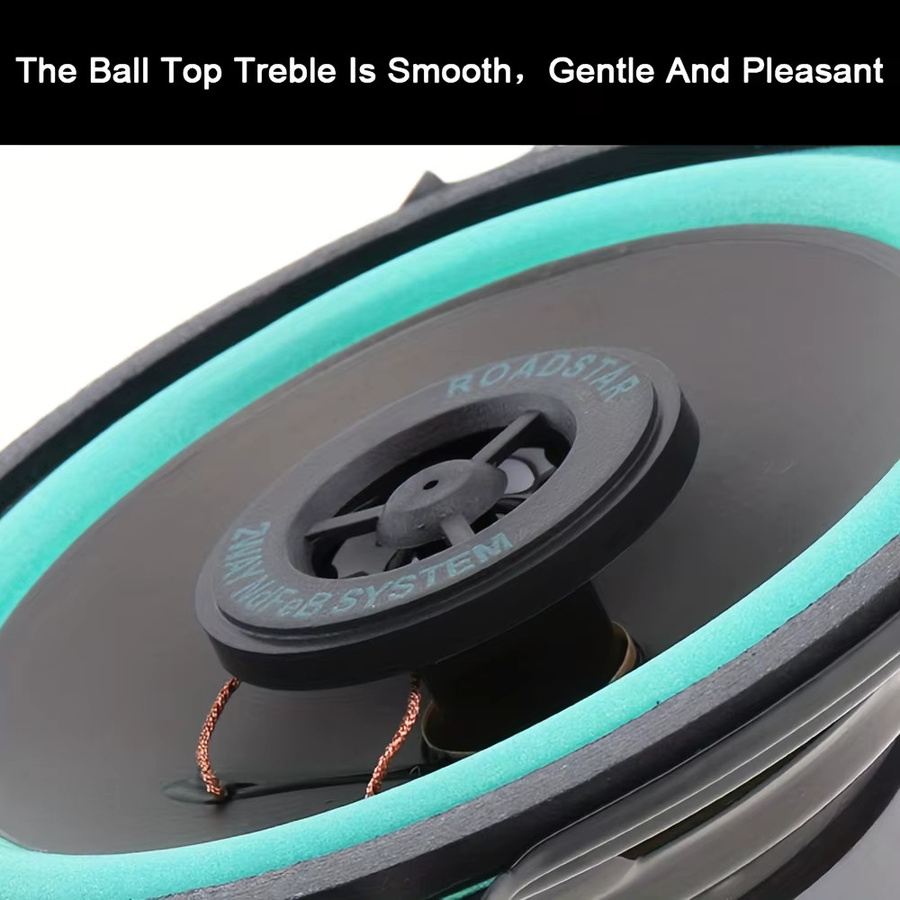 AiteFeir 5 Zoll Auto-Lautsprecher 100W HiFi Koaxial-Subwoofer Universelle Automotive Audio-Musik Vollbereichs-Frequenz Auto-Stereolautsprecher - Bild 3