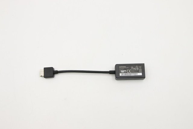 Lenovo Schnittstellenkarte RJ-45 Ethernet LAN Adapter USB-A Schwarz FRU01YU028 - Bild 1