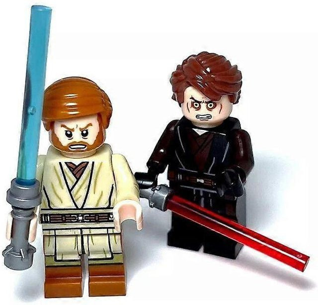 LEGO Star Wars Anakin Skywalker Obi-Wan Kenobi Dual Mustafar Minifiguren - Bild 1