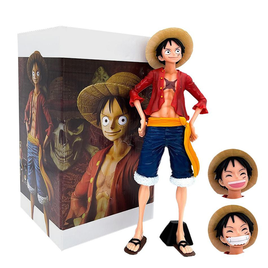 Yiran toy 1 One Piece Luffy Gesichtswechselnde Puppe Figur Modell - Bild 3