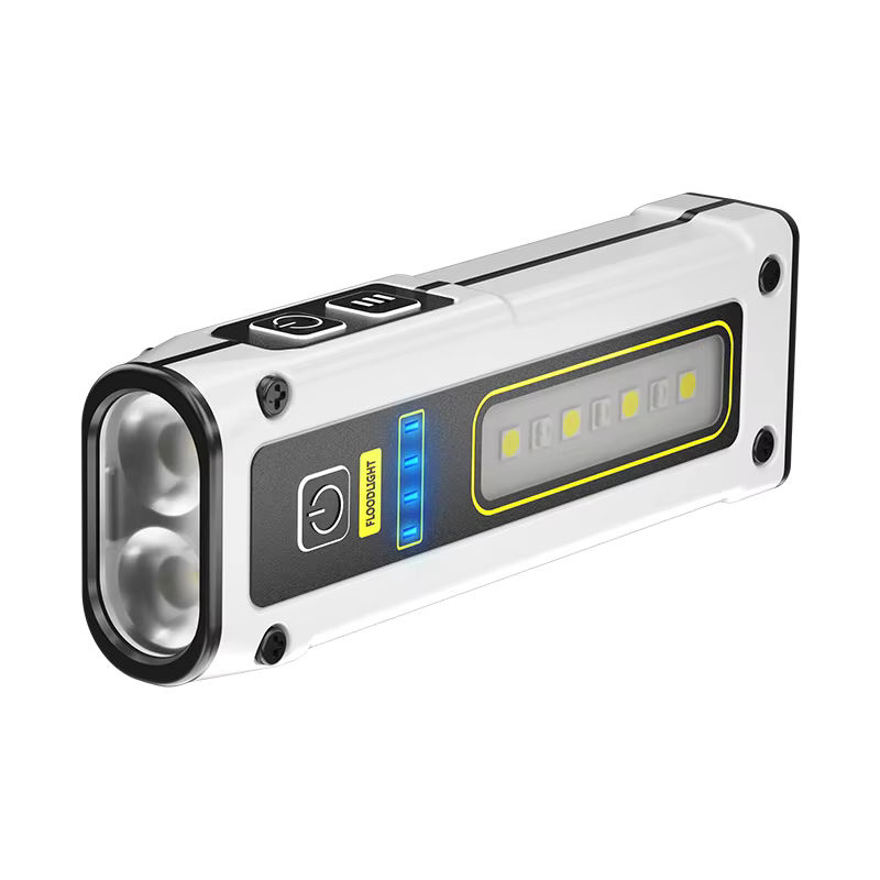 ESMARTER Mini LED Power Bank Taschenlampe mit Notfallfunktion, schwarz, wiederaufladbar für Outdoor, Angeln, Wandern und Camping, Modell STD01 - Bild 4