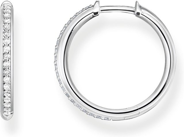 Thomas Sabo Creolen, 925 Silber, Pavé, 20,0 mm, Damen - Bild 1