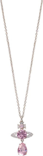 Vivienne Westwood Halskette, Messing, Silber, Kristall, Damen - Bild 1