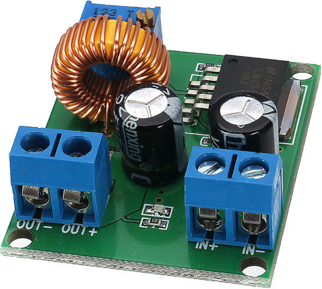 Einstellbares DC-DC Step-Up Leistungsmodul Boost-Konverter 3V-35V bis 4V-40V - Bild 1