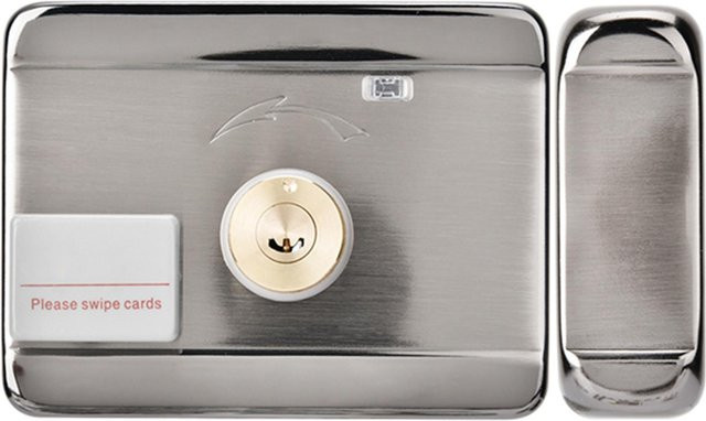 Elektronisches Zugangssystem Painter mit intelligenter ID und Doppelkopf in Silber, 12 V Türschloss - Bild 1