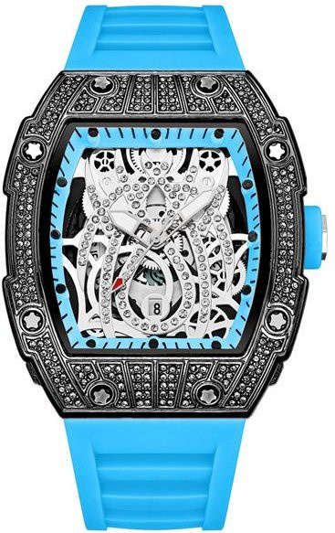 Zido Armbanduhr, Quarz, Grau, Silikon, 44 mm, Unisex - Bild 1