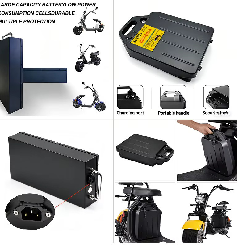 SUYIJIA Lithium-Batterie für Harley Citycoco 60V 30Ah-50Ah in Schwarz inklusive 67,2V-Ladegerät - Bild 4