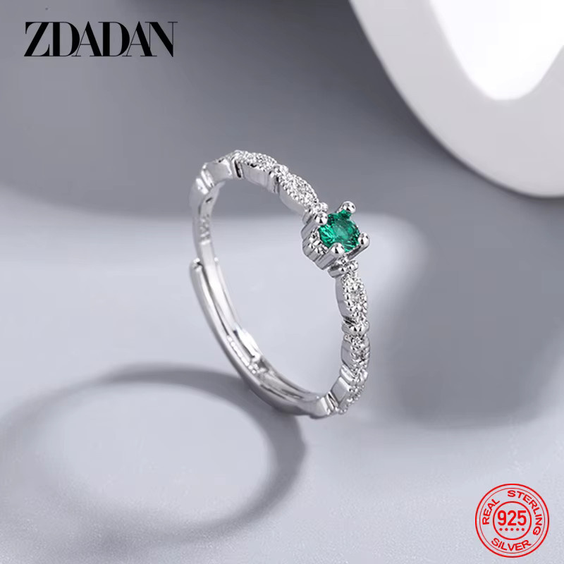 Zdadan Ring 925 Silber, Zirkonia, Damen - Bild 2