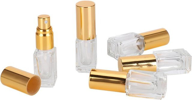 Goldkopf Parfüm-Sprühflasche, 5 ml, Glas, weiß, Unisex - Bild 1