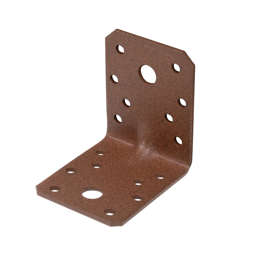 GAH Alberts Duravis Schwerl-Winkelverbinder Sicke in Rostbraun mit Duplexbeschichtung, B/T/H: 7,0 x 7,0 x 5,5 cm - Bild 2