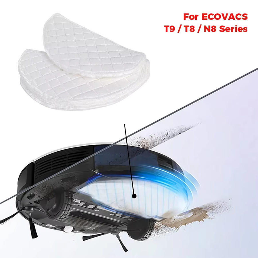 Ecovacs Einweg-Mopptücher in Weiß für Deebot Ozmo T8 T8+ T8 AIVI T8 Max T9 T9+ T9 AIVI N8 N8+ N8 Pro N8 Pro+ Roboterstaubsauger - Bild 3