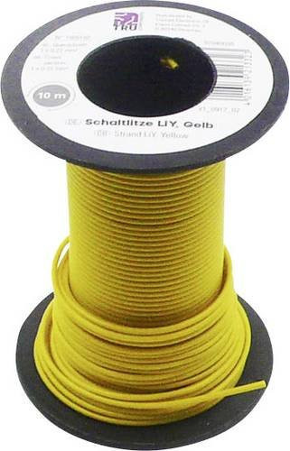 TRU Components LiY Litze 1 x 0,22 mm² Gelb 10 m - Bild 1