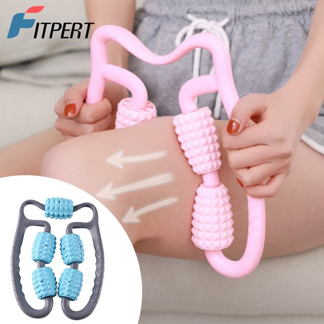 FITPERT Muskelmassagerolle für Deep Tissue, manueller Schaumstoff-Massageroller, Unisex - Bild 1
