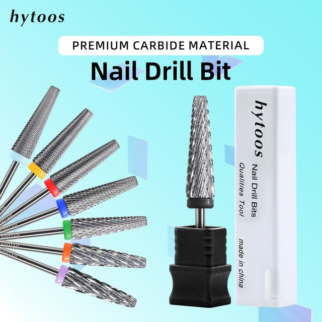 HYTOOS 5-in-1 Hartmetall-Nagelbohrer, 24mm, Zweiwege-Kreuzschneidfräser - Bild 1